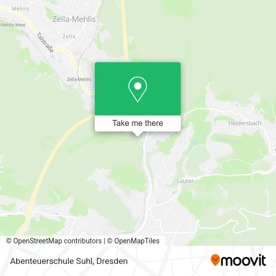 Карта Abenteuerschule Suhl