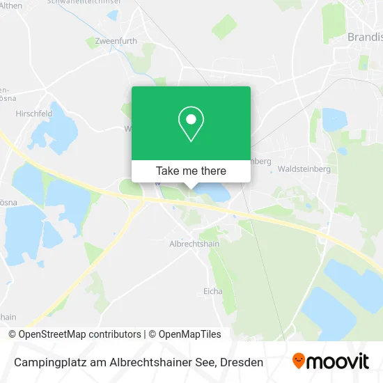 Карта Campingplatz am Albrechtshainer See