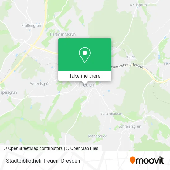 Карта Stadtbibliothek Treuen