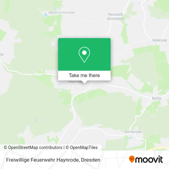 Карта Freiwillige Feuerwehr Haynrode
