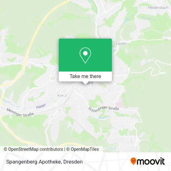 Карта Spangenberg Apotheke