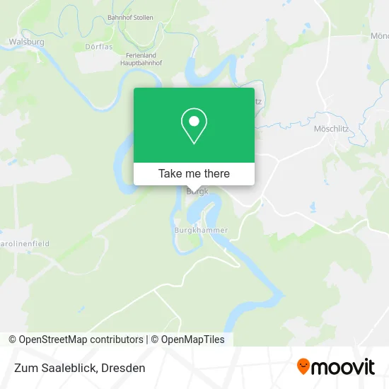 Карта Zum Saaleblick
