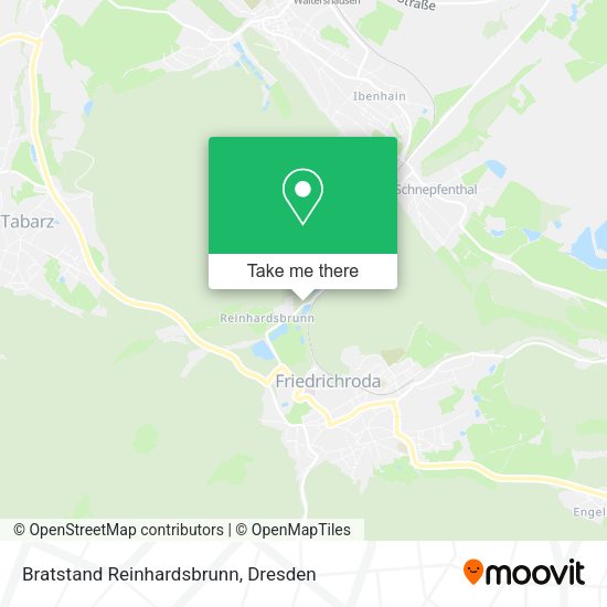 Карта Bratstand Reinhardsbrunn