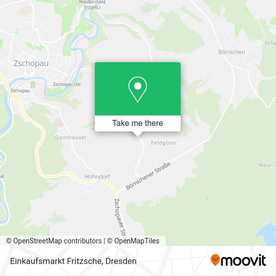 Карта Einkaufsmarkt Fritzsche