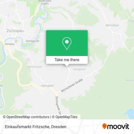 Карта Einkaufsmarkt Fritzsche