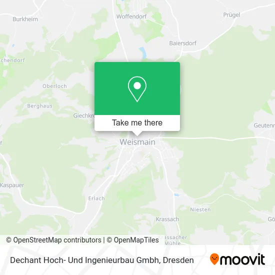 Карта Dechant Hoch- Und Ingenieurbau Gmbh