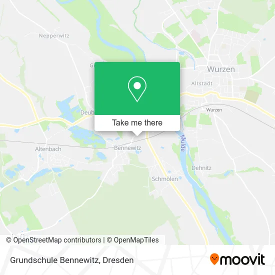 Карта Grundschule Bennewitz