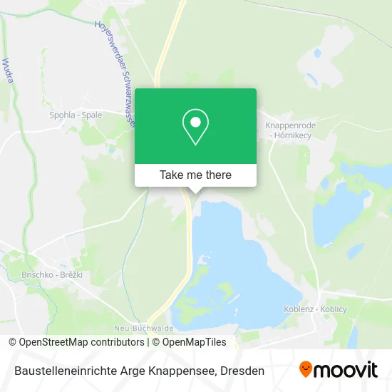 Карта Baustelleneinrichte Arge Knappensee