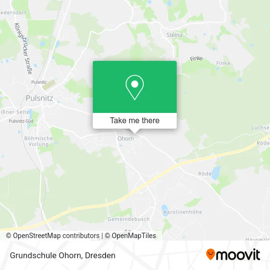 Карта Grundschule Ohorn
