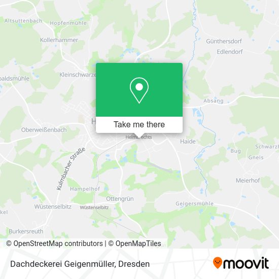 Карта Dachdeckerei Geigenmüller