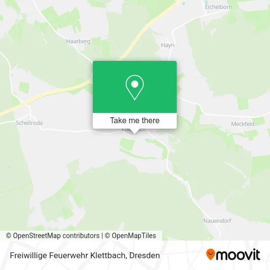 Карта Freiwillige Feuerwehr Klettbach