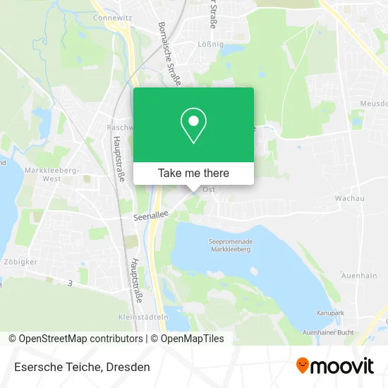 Карта Esersche Teiche