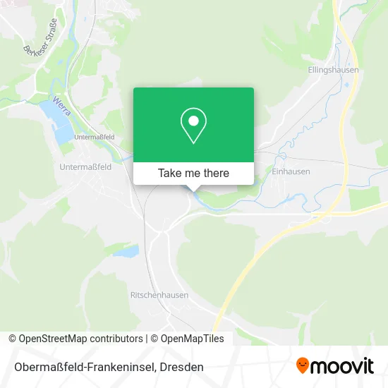 Карта Obermaßfeld-Frankeninsel