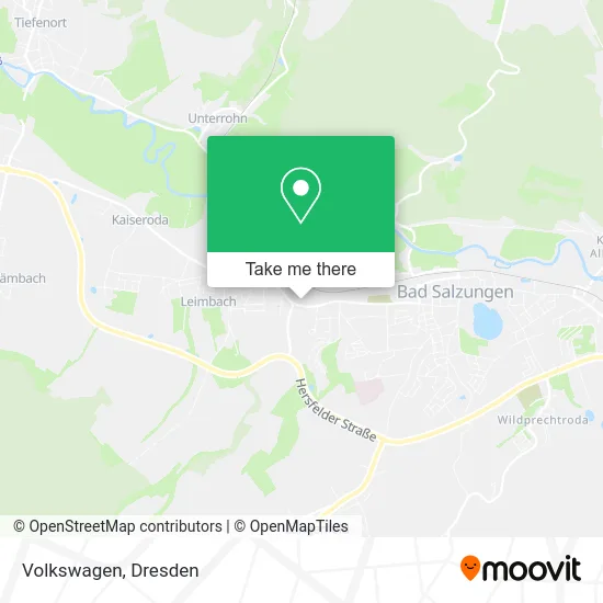 Карта Volkswagen