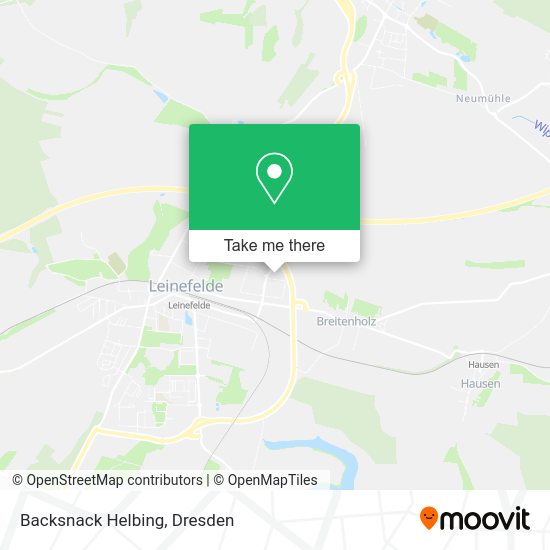 Карта Backsnack Helbing