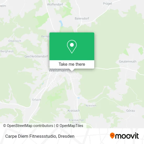 Карта Carpe Diem Fitnessstudio