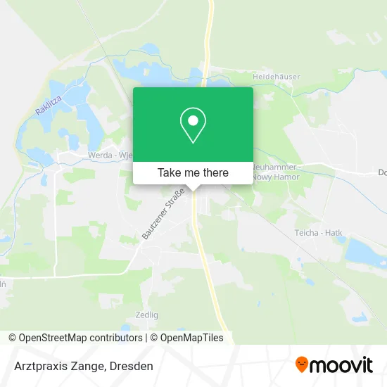 Карта Arztpraxis Zange