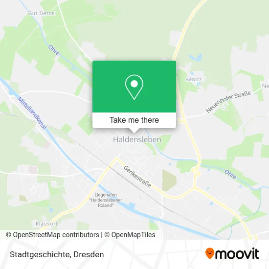 Карта Stadtgeschichte
