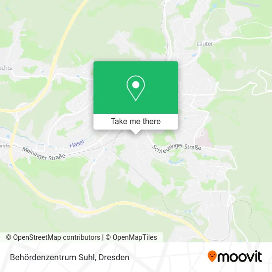 Карта Behördenzentrum Suhl