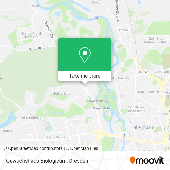 Карта Gewächshaus Biologicum
