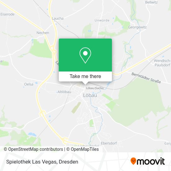 Карта Spielothek Las Vegas