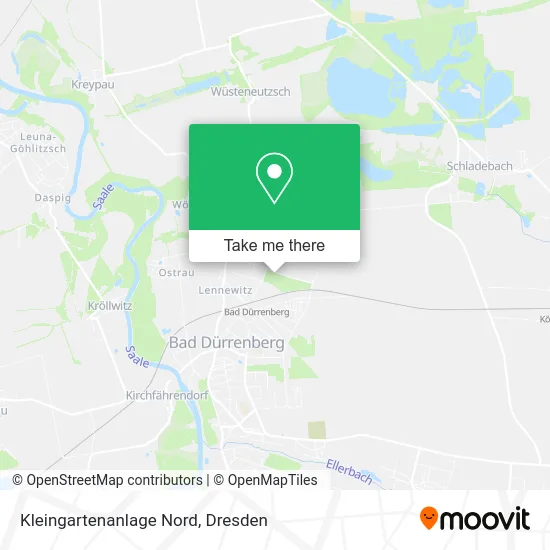 Карта Kleingartenanlage Nord