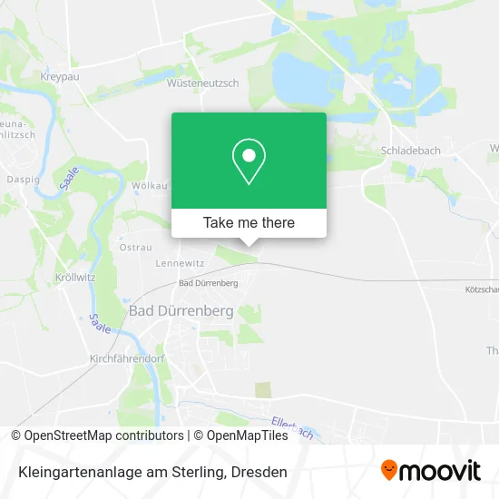 Карта Kleingartenanlage am Sterling