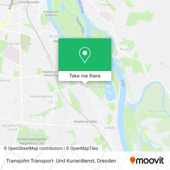 Карта Transjohn Transport- Und Kurierdienst