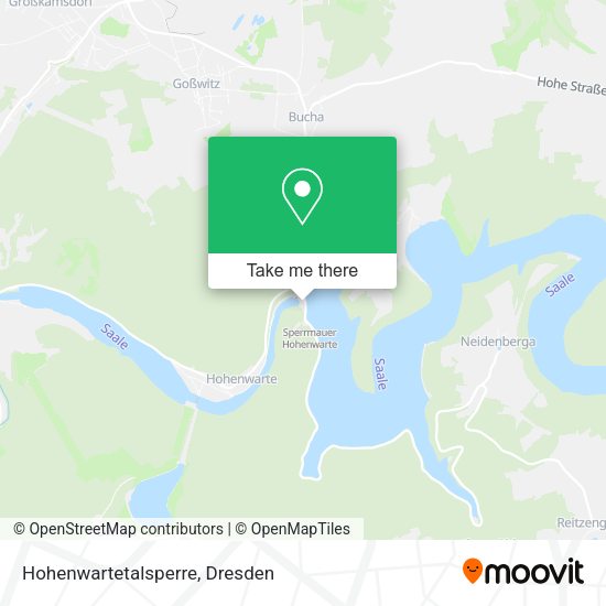 Карта Hohenwartetalsperre