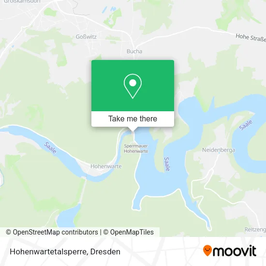 Карта Hohenwartetalsperre