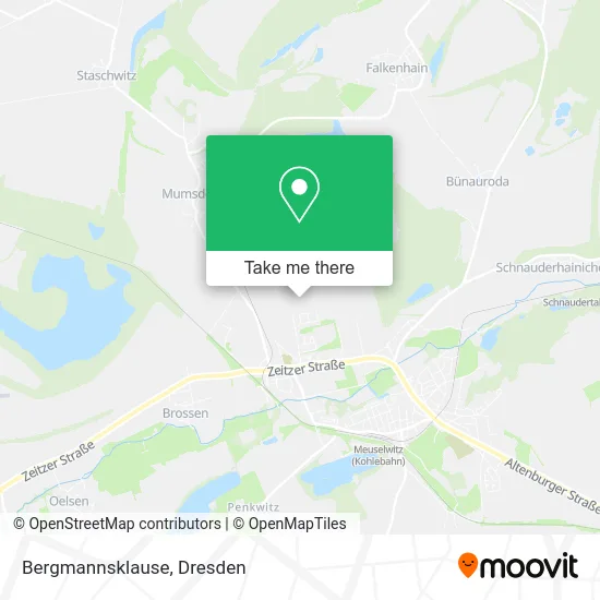 Карта Bergmannsklause