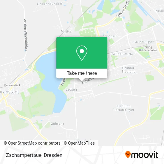 Карта Zschampertaue