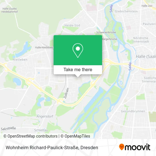 Карта Wohnheim Richard-Paulick-Straße