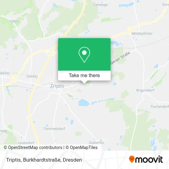 Карта Triptis, Burkhardtstraße