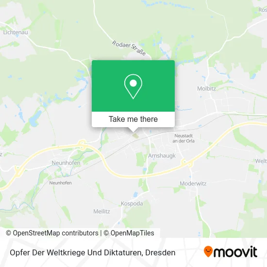 Карта Opfer Der Weltkriege Und Diktaturen
