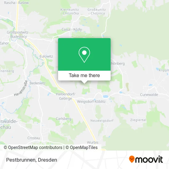 Карта Pestbrunnen