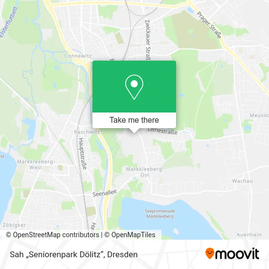 Карта Sah „Seniorenpark Dölitz“