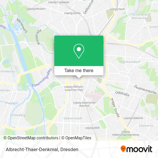 Карта Albrecht-Thaer-Denkmal