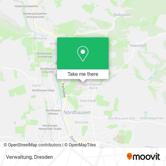 Карта Verwaltung