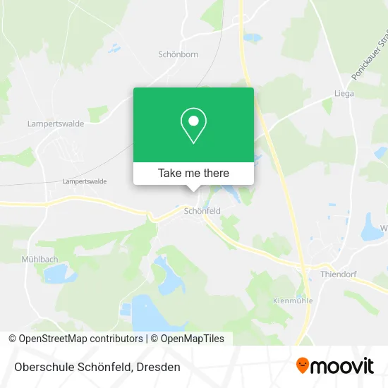 Oberschule Schönfeld map