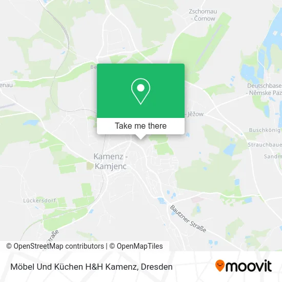 Карта Möbel Und Küchen H&H Kamenz