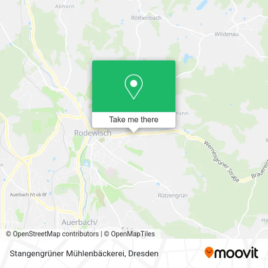 Карта Stangengrüner Mühlenbäckerei