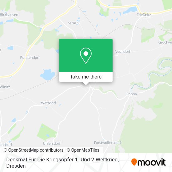 Карта Denkmal Für Die Kriegsopfer 1. Und 2.Weltkrieg