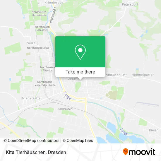 Карта Kita Tierhäuschen