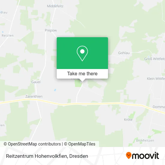 Карта Reitzentrum Hohenvolkfien