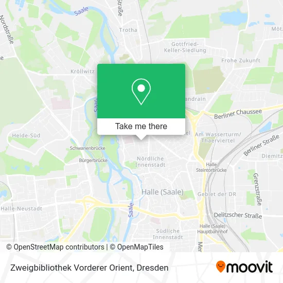 Карта Zweigbibliothek Vorderer Orient