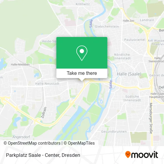 Карта Parkplatz Saale - Center