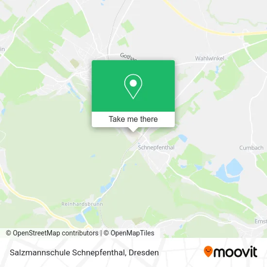 Карта Salzmannschule Schnepfenthal