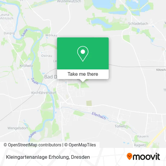 Карта Kleingartenanlage Erholung