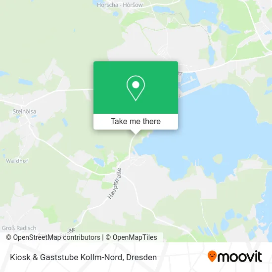 Карта Kiosk & Gaststube Kollm-Nord
